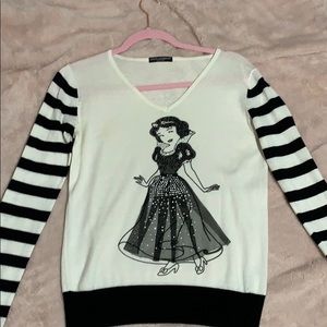 Snow White Dolce and Gabbana Long Sleeve Top